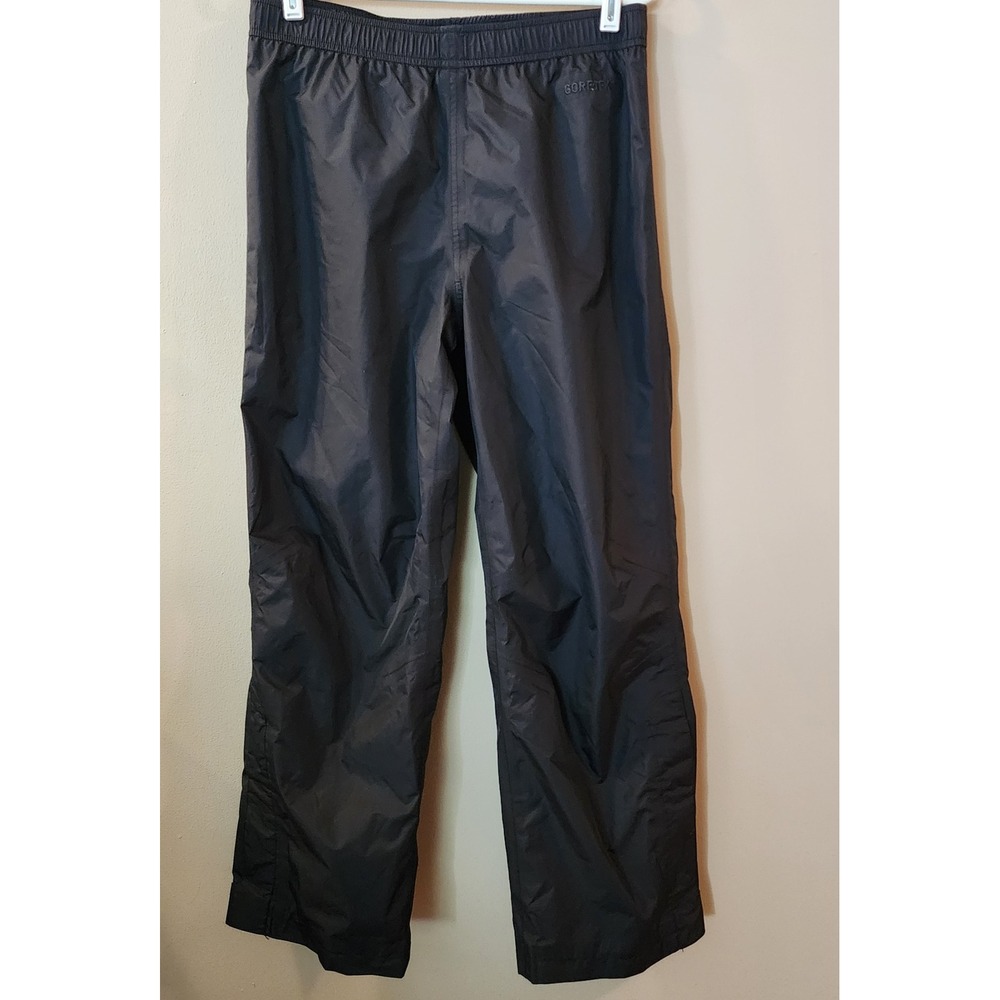L.L.Bean Gore-Tex Rain Pants Medium Black Waterproof Hiking Outdoor